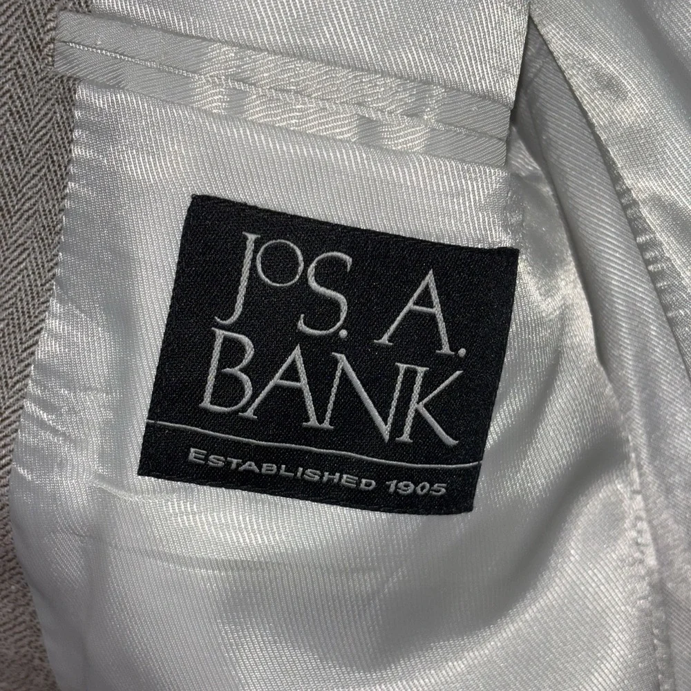 Jos A Bank 40 X-Long Linen Blend Mens Coat Jacket